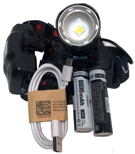 Torcia led frontale Lampada da Testa Frontalino